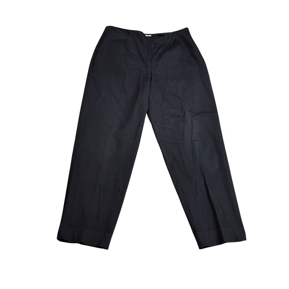 Talbots Womens Black Stretch Pants Size 12